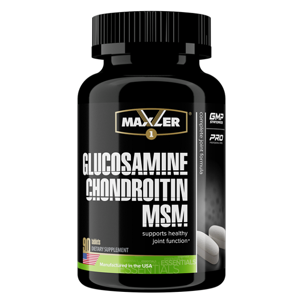 Глюкозамин Maxler Glucosamine-Chondroitin-MSM 90 tabs