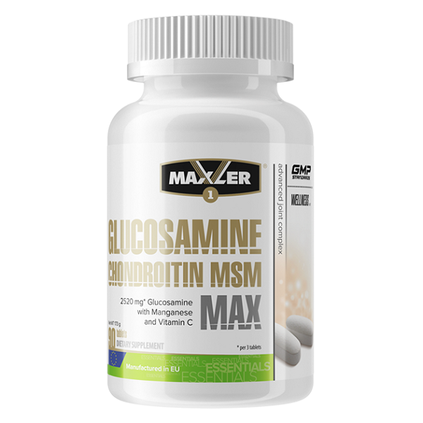 Глюкозамин Maxler Glucosamine Chondroitin MSM Max 90 caps