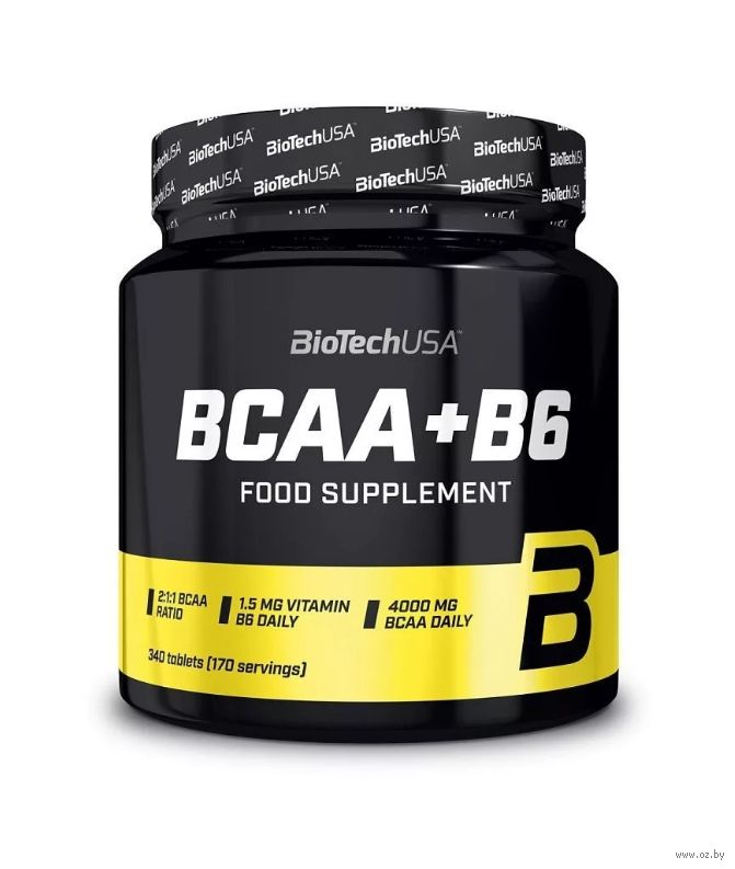 БЦАА BioTech BCAA + B6 (340 таб)