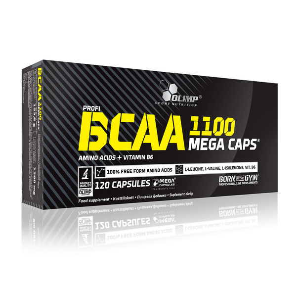 БЦАА OLIMP BCAA Mega Caps 1100 (120 капс.)